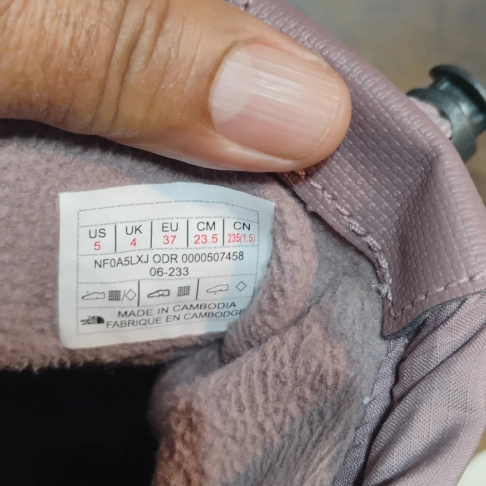 The North Face Lavender Winter Boots